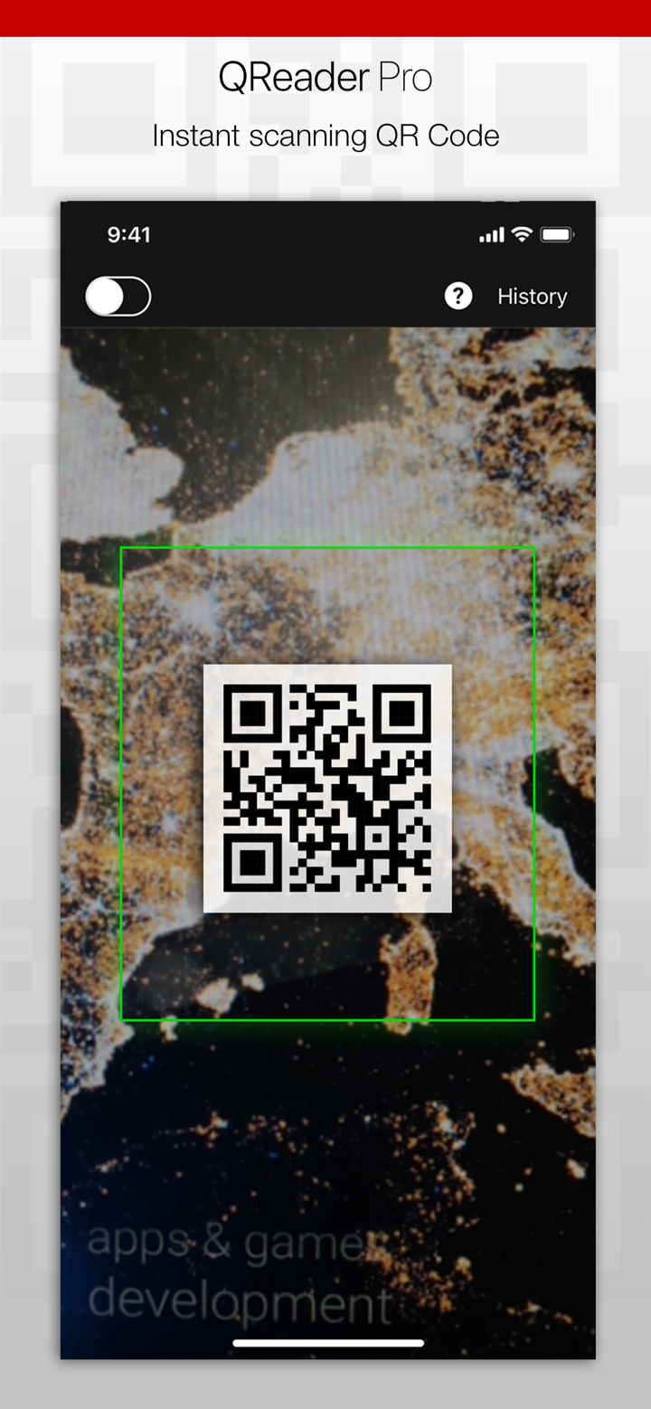 QR codes Reader Pro screenshot 1