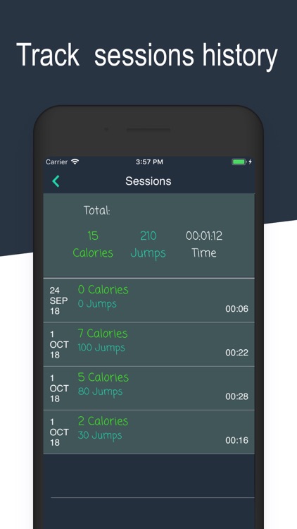 Jump Rope Counter + Calories screenshot-3