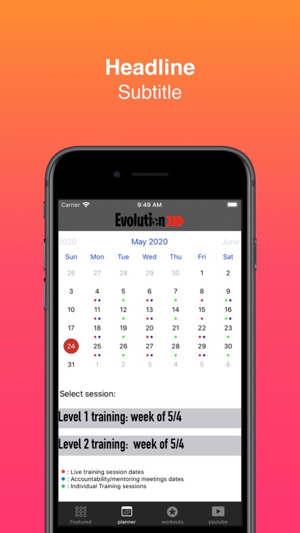 Evolution Training App screenshot-3