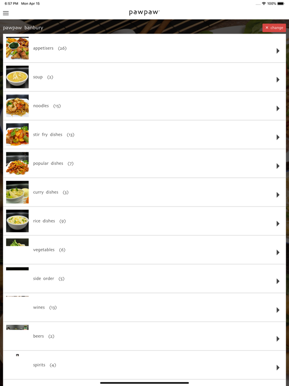 pawpaw iPad screenshot
