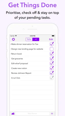 Notions Task Manager screenshot 4