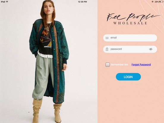 FP Wholesale app screenshot