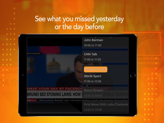 TeleHaiti iPad screenshot 5 - Entertainment app