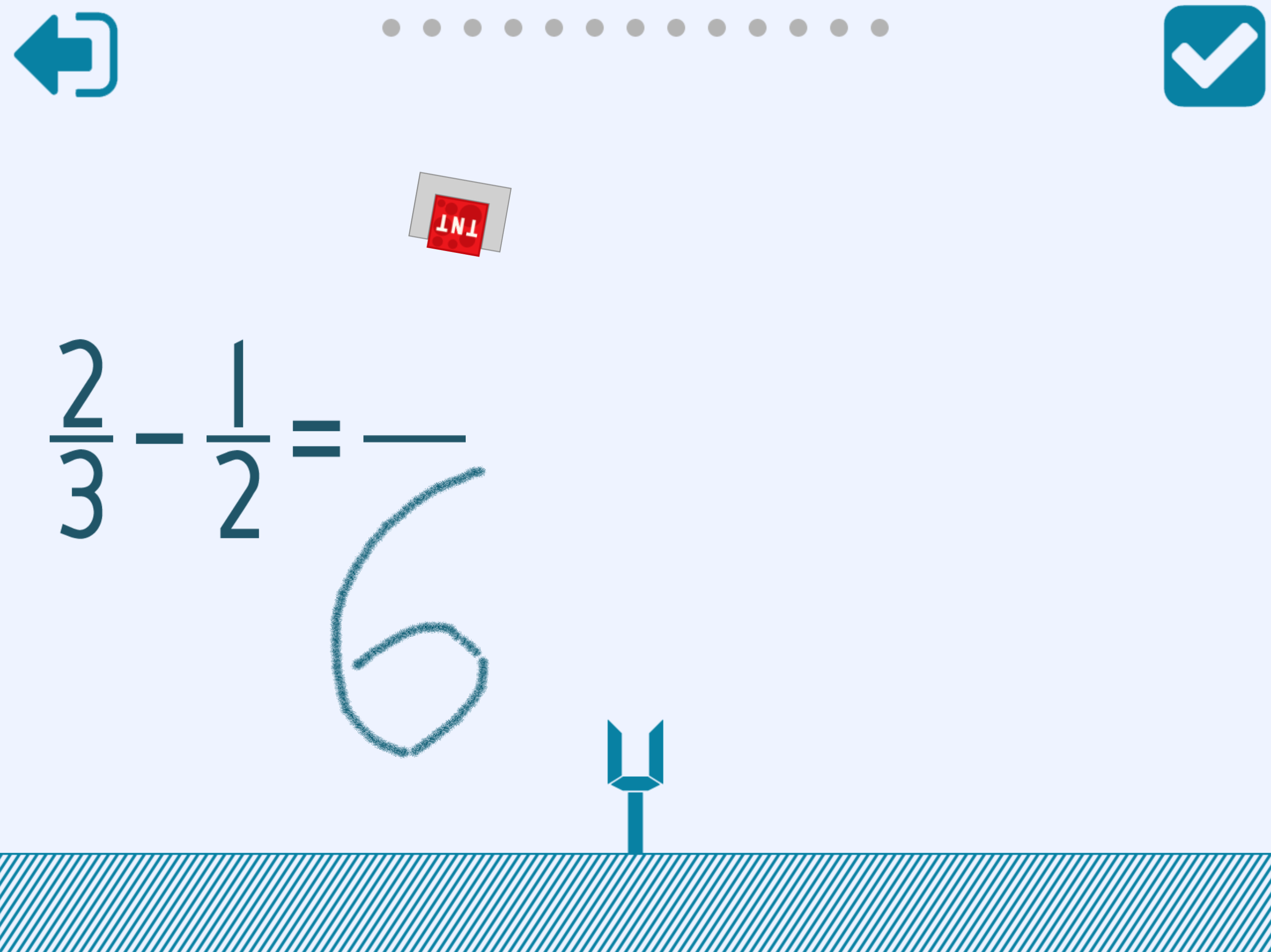 Subtracting Fractions screenshot 17