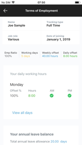 Staff Times - My Time screenshot