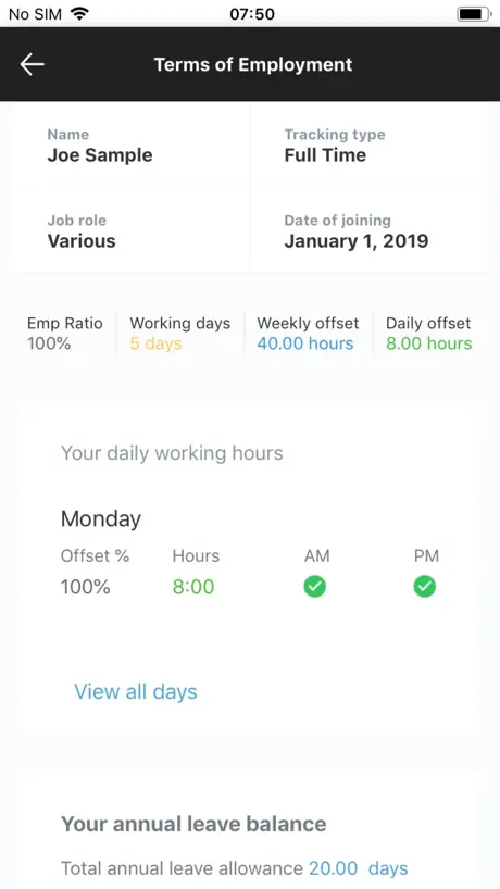 Staff Times - My Time