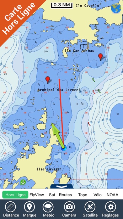 Screenshot #3 pour Mer Méditerranée GPS HD cartes