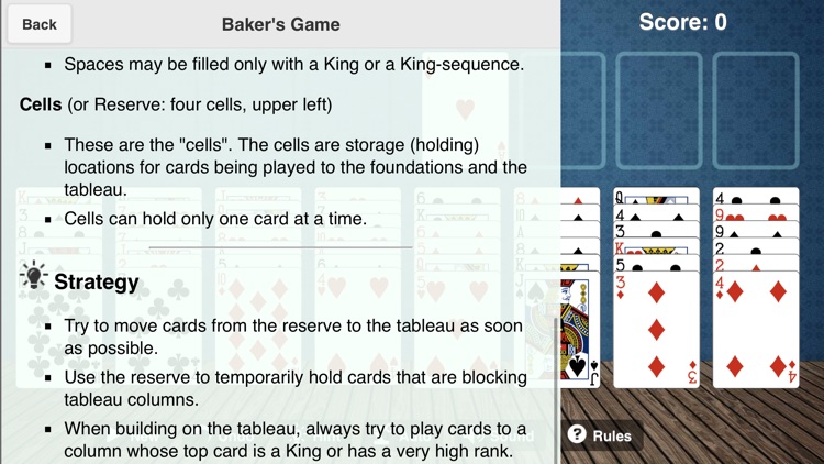 Bakers Solitaire