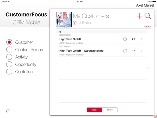 Screenshot #4 pour CustomerFocus