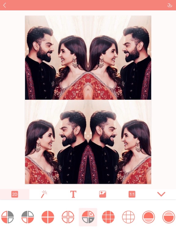 Mirror Photo Editor - Collage iPad screenshot 5 - Photo & Video app