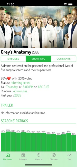 TV Show Tracker - Trakt client(圖2)-速報App