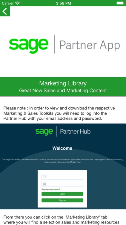 Sage Partner App