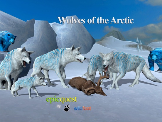Wolves of the Arctic iPad screenshot 1 - Games app