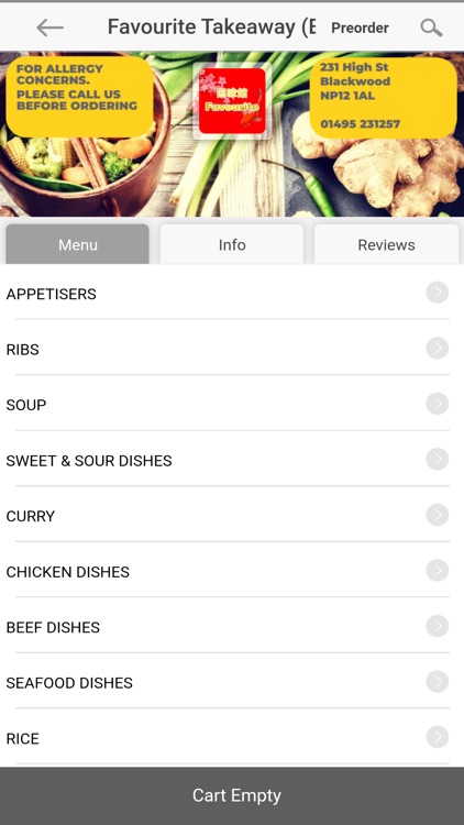 Favourite Takeaway, Blackwood