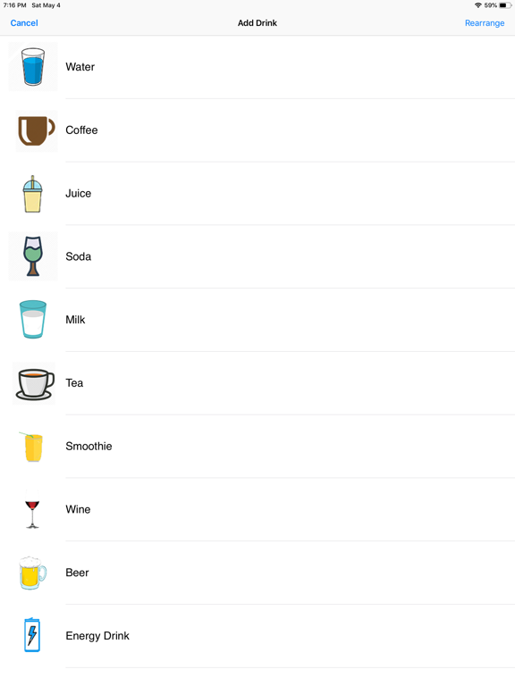 Water Tracker and Reminder! iPad screenshot 6 - Health & Fitness app