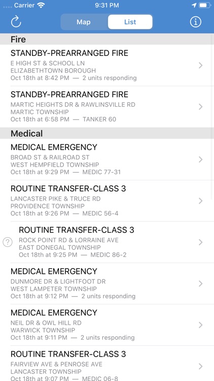 Lancaster County Incidents+