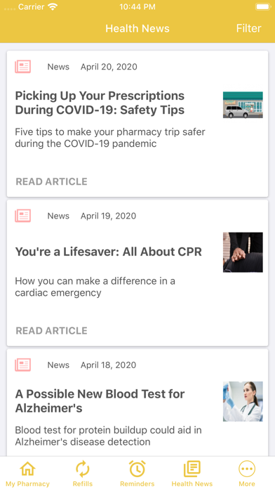 Pieratt's Pharmacy iPhone screenshot 5 - Health & Fitness app