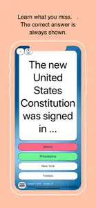 USA American History Quiz screenshot #3 for iPhone