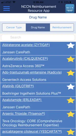NCCN Reimbursement Resource screenshot 3