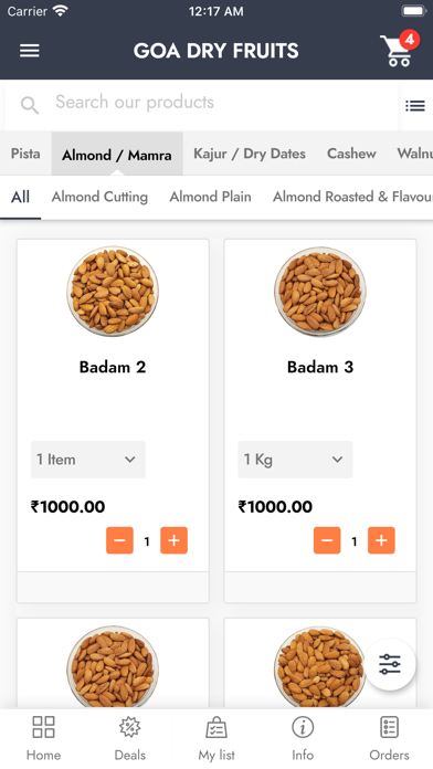 Screenshot #2 pour GOA Dry Fruits