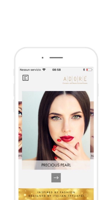 Adore Contact Lenses Screenshot