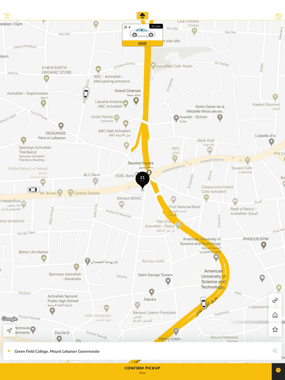 Screenshot #6 pour UGO TAXI Get a ride in Lebanon