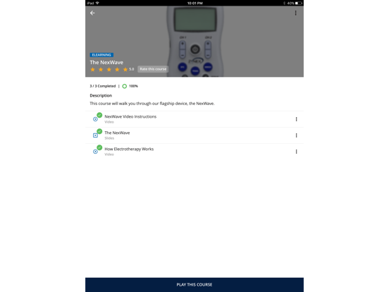 Zynex Medical iPad screenshot 4 - Productivity app