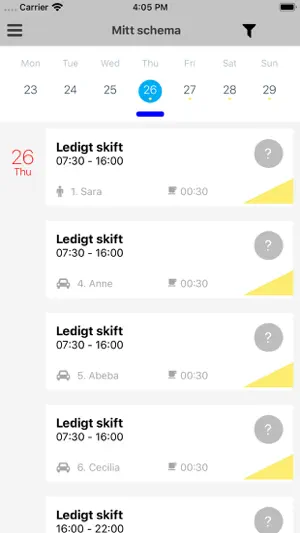myAvistaTime screenshot 1