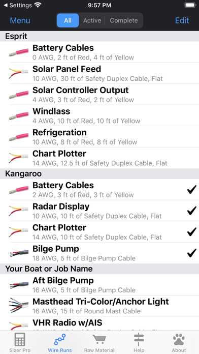 DC Wire Sizer iPhone screenshot 4 - Utilities app