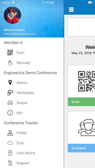 How to cancel & delete Conference Tracker from iphone & ipad 2