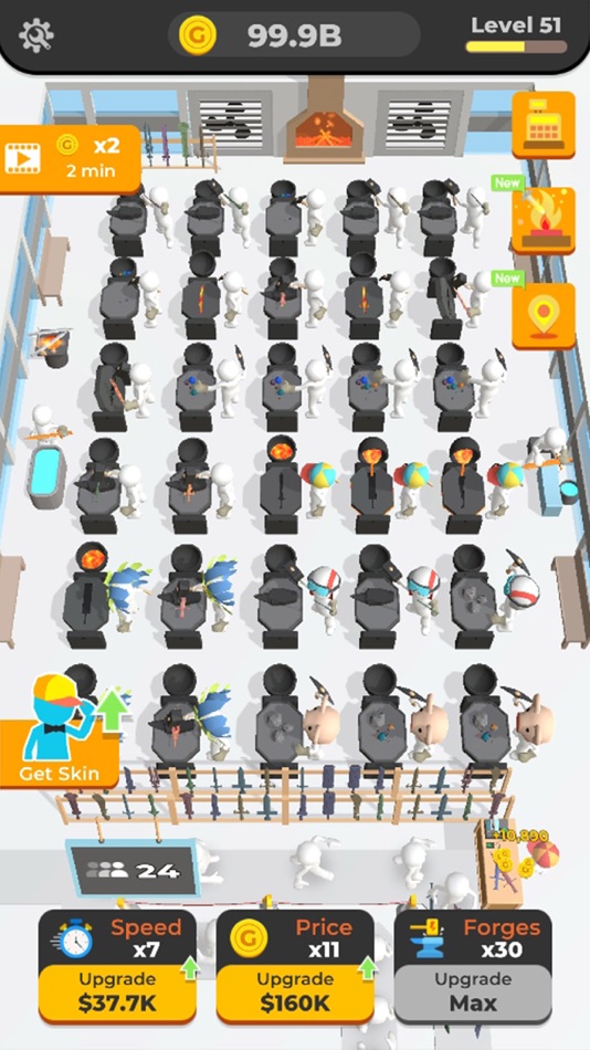 #4. Idle Forge Craft (iOS) 由: 文辉 江