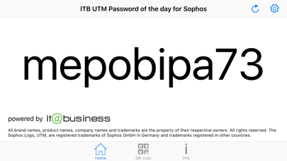 Screenshot 1 of ITB UTM Password App
