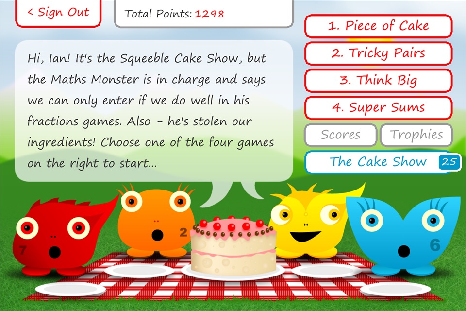 Squeebles Fractions screenshot 2