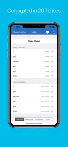English Verb Conjugator Pro screenshot #5 for iPhone