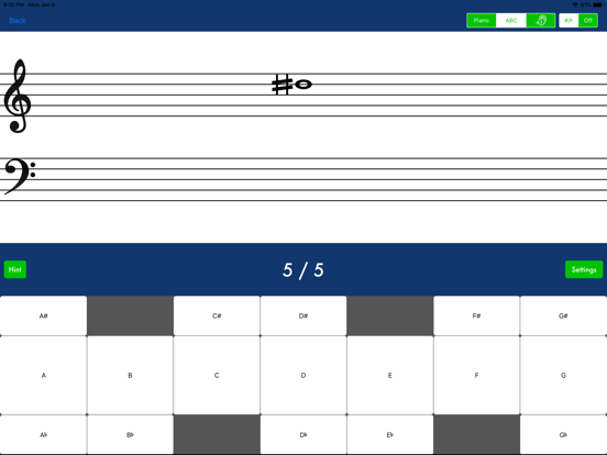 NoteRacer - Music Note Reading iPad screenshot 2 - Music app