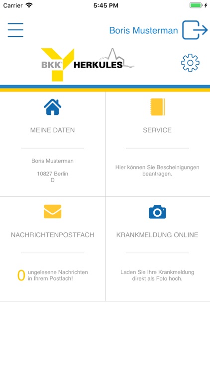 BKK Herkules OnlineService-App
