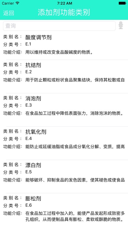 食品添加剂限量速查