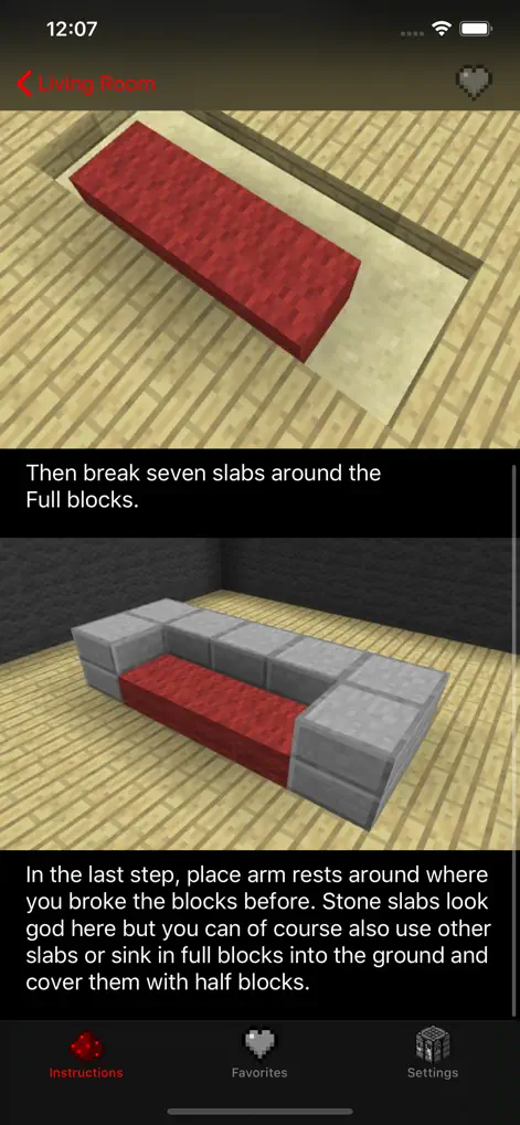 iFurniture Minecraft Designs - Reference App | MWM