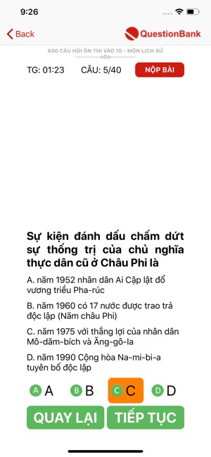 QuestionBank - Ôn thi vào 10