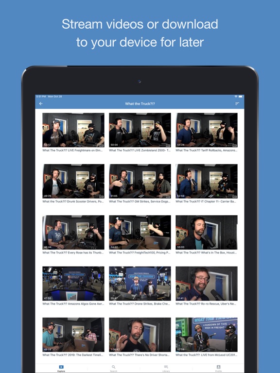FreightWavesTV iPad screenshot 4 - News app
