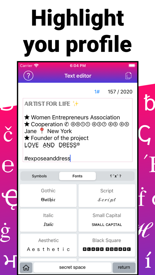 #2. Keyboard for Stories (iOS) By: Denis Prokopchuk