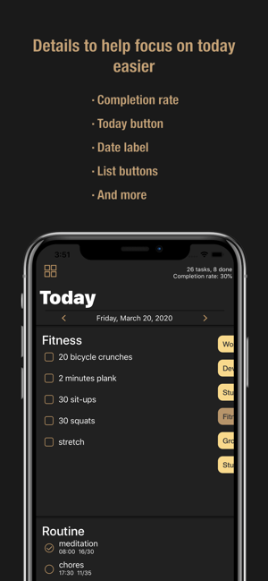 Today Do: To-do & Routine(圖2)-速報App