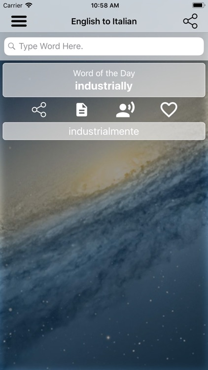 Italian Dictionary Translator