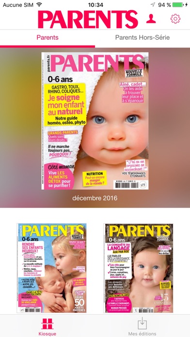 Screenshot #1 pour Parents Magazine