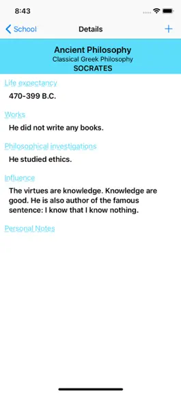 Game screenshot History of Western Philosophy apk