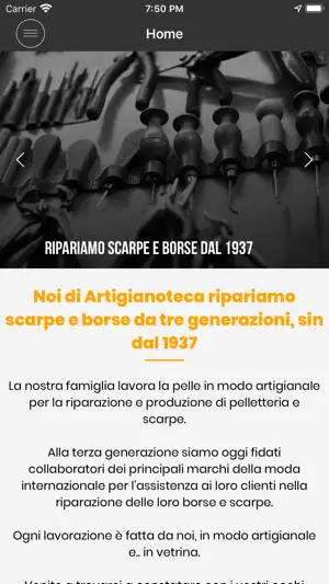 Artigianoteca screenshot 2
