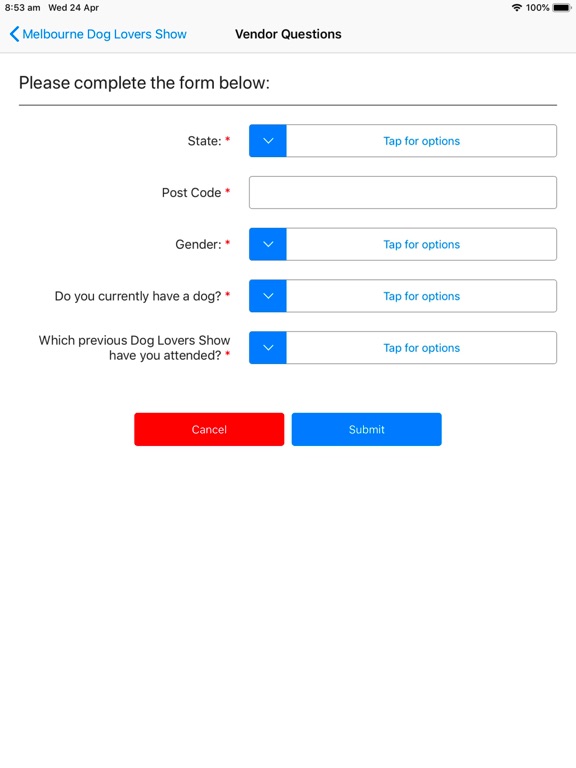 EventsPass LeadGen iPad screenshot 5 - Productivity app