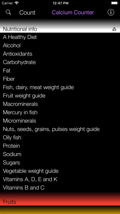 Calcium Counter & Tracker