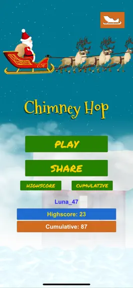 Game screenshot Chimney Hop - Santa Delivery mod apk