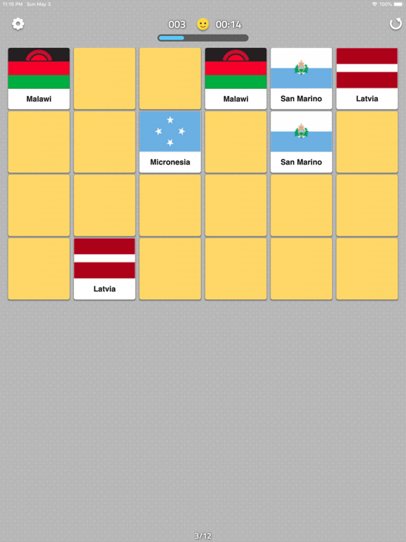 Find The Pairs iPad screenshot